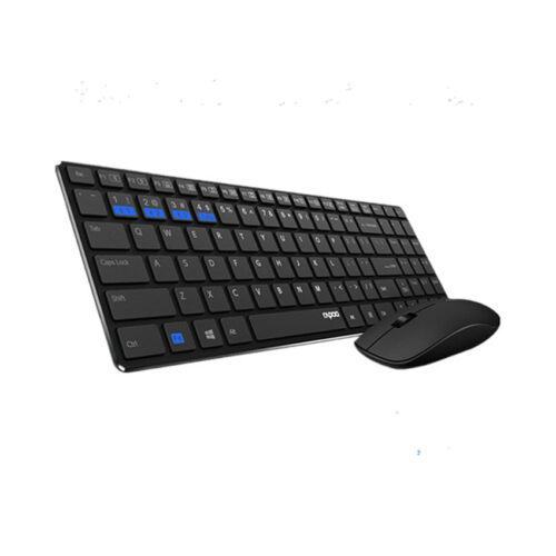 Bộ Bàn phím chuột không dây Rapoo 9300M đen