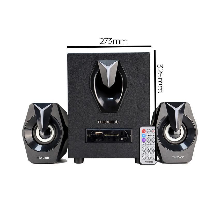 Loa vi tính Microlab G100BT - 2.1 - Màu đen
