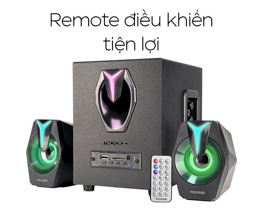 Loa vi tính Microlab G100BT - 2.1 - Màu đen
