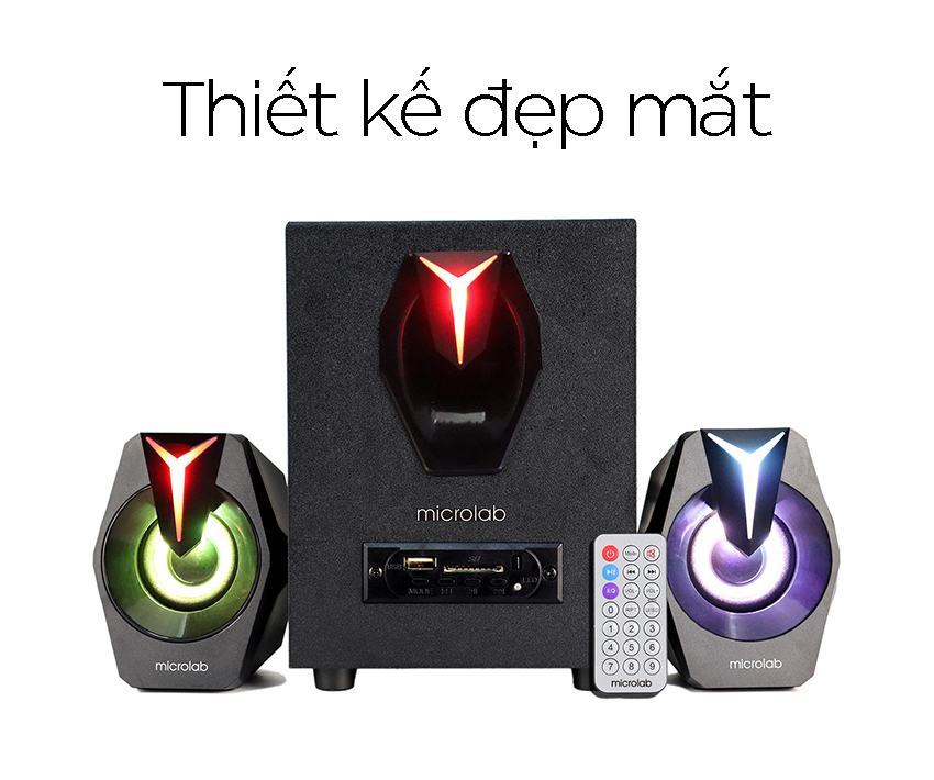 Loa vi tính Microlab G100BT - 2.1 - Màu đen