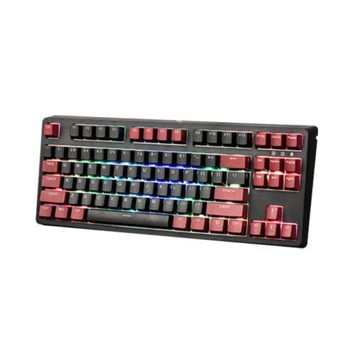 Bàn phím cơ Edra EK387 RGB Dark Warrior Brown sw (USBC/PBT)