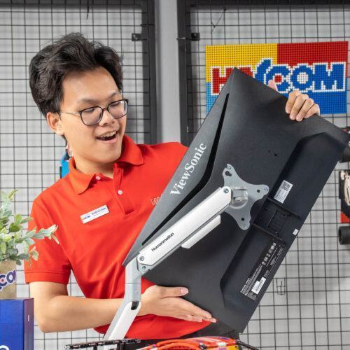 Giá treo màn hình Human Motion T6-1 Pro màu trắng