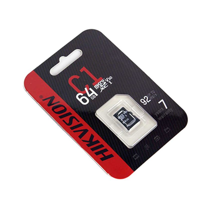 Thẻ Nhớ Hikvision 64GB microSDHC Class 10 and UHS-I / HS-TF - C1/64G (không adapter)