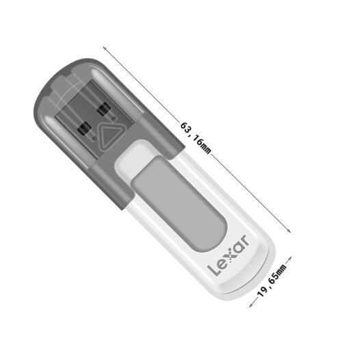 USB LEXAR 128GB, USB 3.0_LJDV100-128ABGY