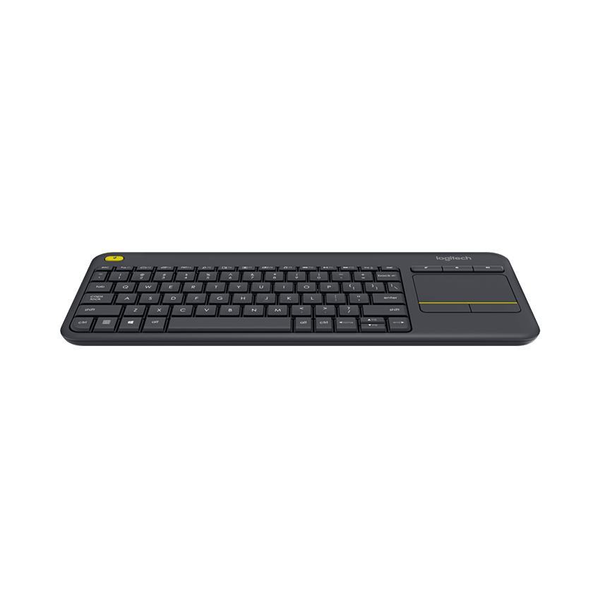 Bàn phím không dây Logitech K400 Plus đen (USB/Bluetooth/Pin)