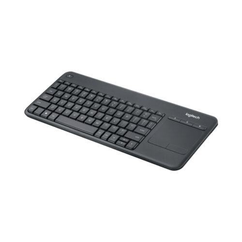 Bàn phím không dây Logitech K400 Plus đen (USB/Bluetooth/Pin)