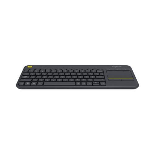 Bàn phím không dây Logitech K400 Plus đen (USB/Bluetooth/Pin)