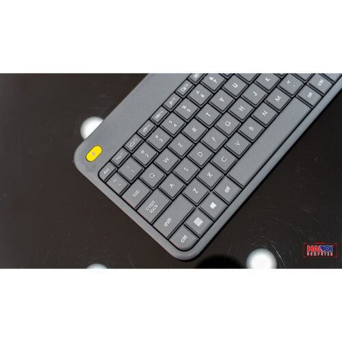 Bàn phím không dây Logitech K400 Plus đen (USB/Bluetooth/Pin)