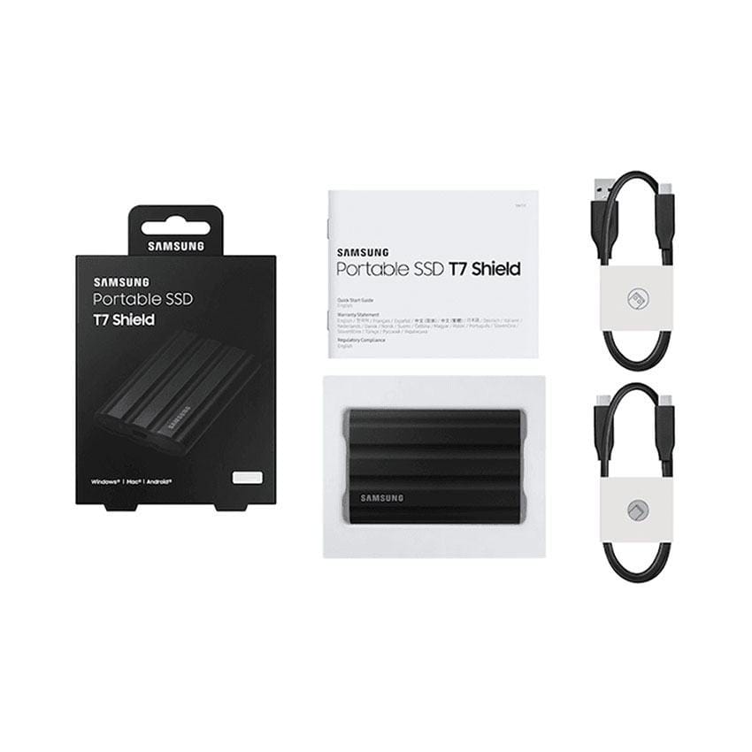 Ổ cứng gắn ngoài SSD Samsung T7 Portable Shield 4TB 2.5 inch USB 3.2 Đe