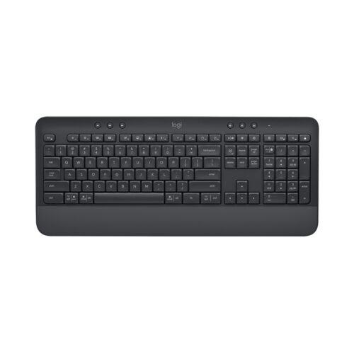 Bàn phím không dây Logitech K650 Graphite (USB/Bluetooth/Đen) (920-010955)