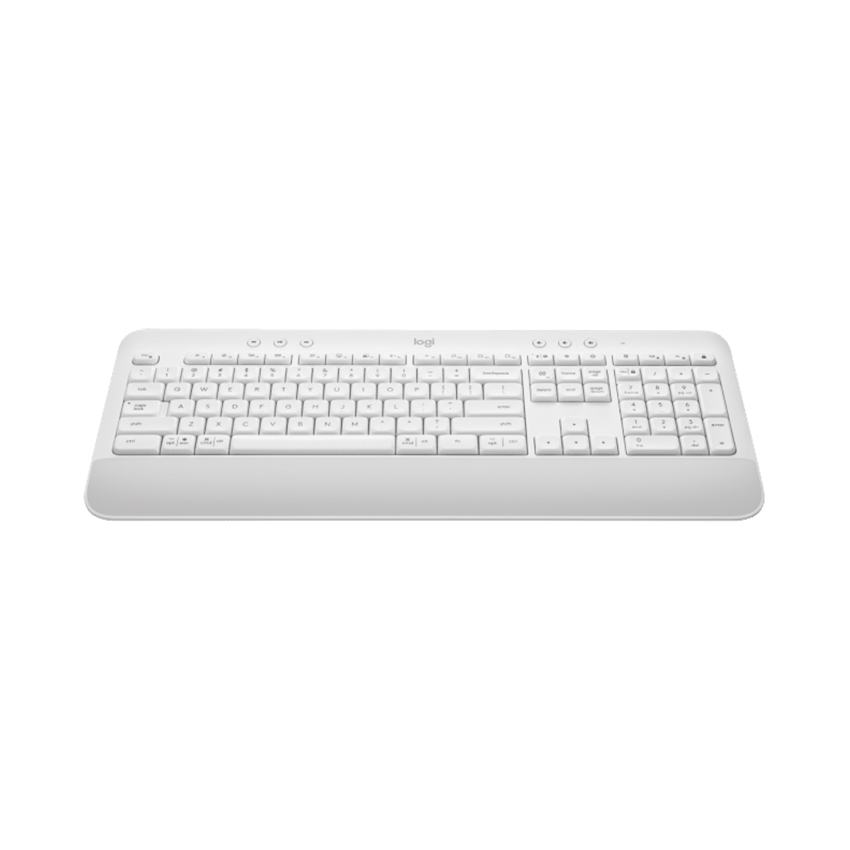 Bàn phím không dây Logitech K650 Off White (USB/Bluetooth/Trắng) (920-010987)