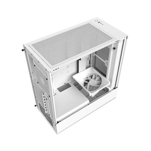 Vỏ máy tính NZXT H5 Flow White   (Mid Tower/Màu Trắng)