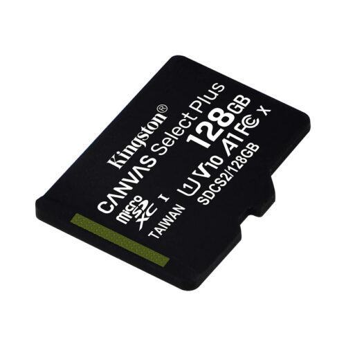 Thẻ Nhớ Kingston 128GB MicroSD Select Pls 100R Class 10 SDCS2/128GBSP (Không adapter)