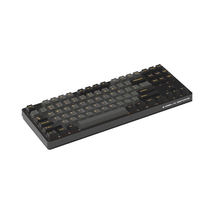 Bàn phím cơ game Edra EK387FL RGB Polar night Brown sw (USBC/PBT)