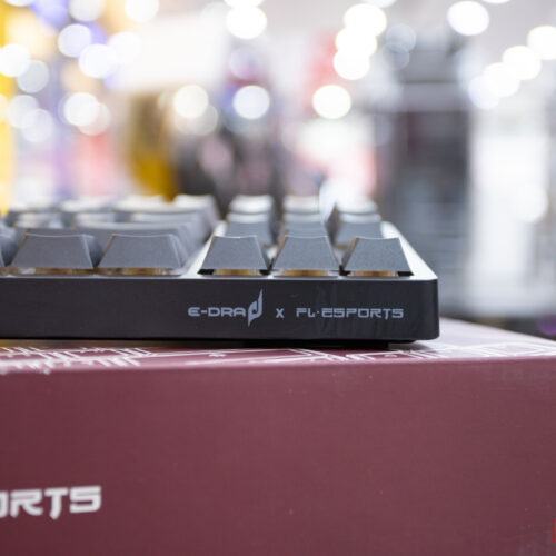 Bàn phím cơ game Edra EK387FL RGB Polar night Brown sw (USBC/PBT)