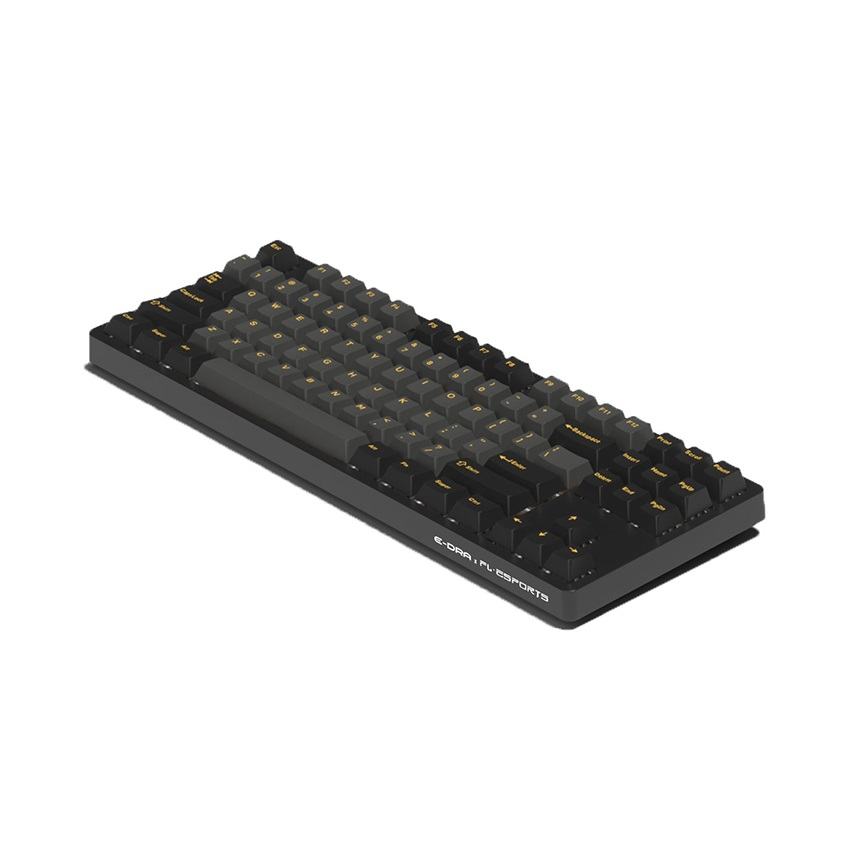 Bàn phím cơ game Edra EK387FL RGB Polar night Red sw (USBC/PBT)