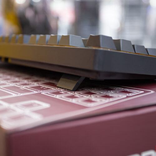 Bàn phím cơ game Edra EK387FL RGB Polar night Red sw (USBC/PBT)