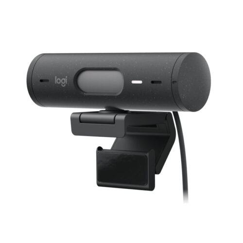Webcam Logitech Brio 500 - Màu đen