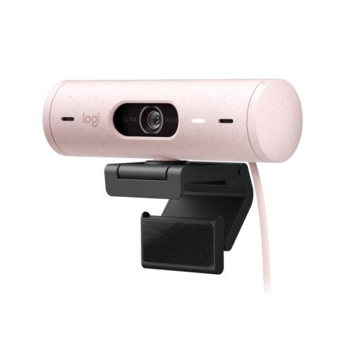 Webcam Logitech Brio 500 - Màu hồng