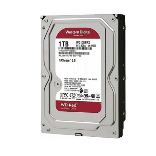 Ổ cứng HDD WD 1TB Red Plus 3.5 inch, 5400RPM, SATA, 64MB Cache (WD10EFRX)