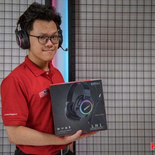 Tai nghe không dây Gaming Zidli LH1 Ultimate (7.1, 2.4G, LED RGB)