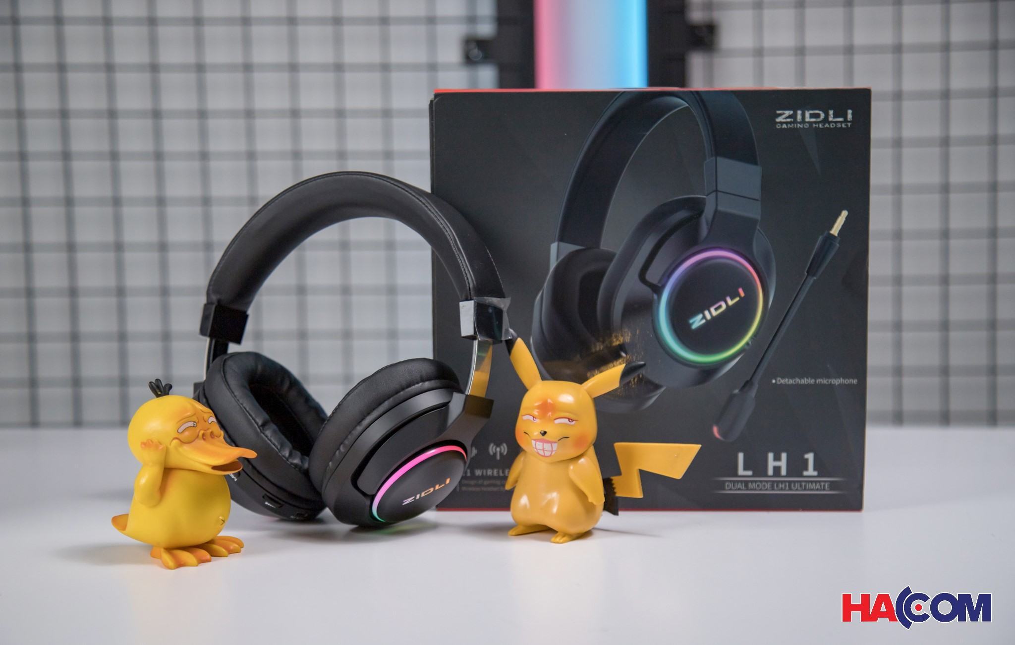 Tai nghe không dây Gaming Zidli LH1 Ultimate (7.1, 2.4G, LED RGB)