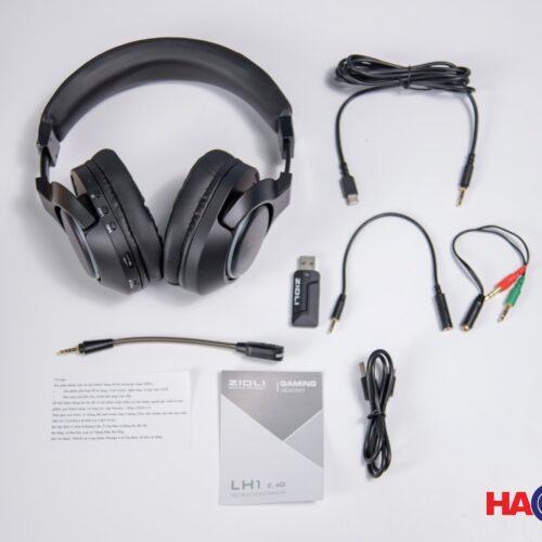 Tai nghe không dây Gaming Zidli LH1 Ultimate (7.1, 2.4G, LED RGB)
