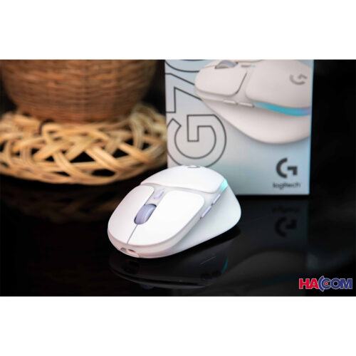 Chuột game không dây Logitech G705 RGB Aurora Off White
