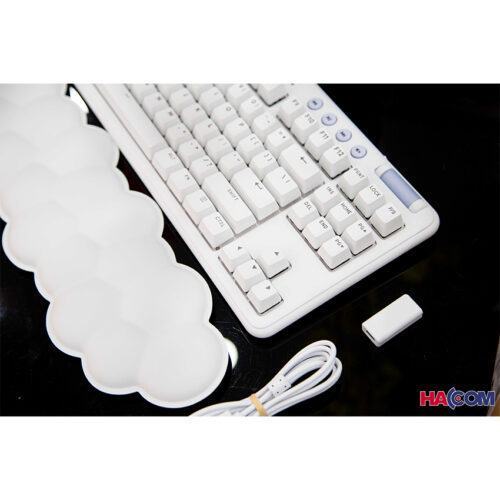 Bàn phím game không dây Logitech G715 TKL RGB Aurora Off White