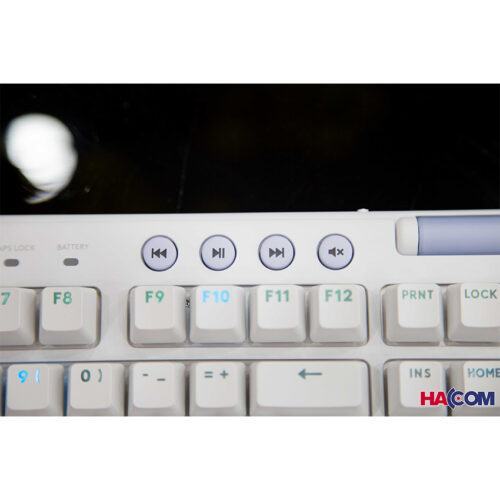 Bàn phím game không dây Logitech G715 TKL RGB Aurora Off White