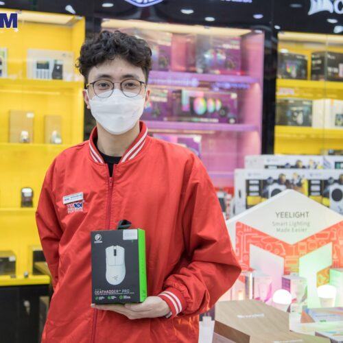 Razer DeathAdder V3 Pro-Ergonomic White