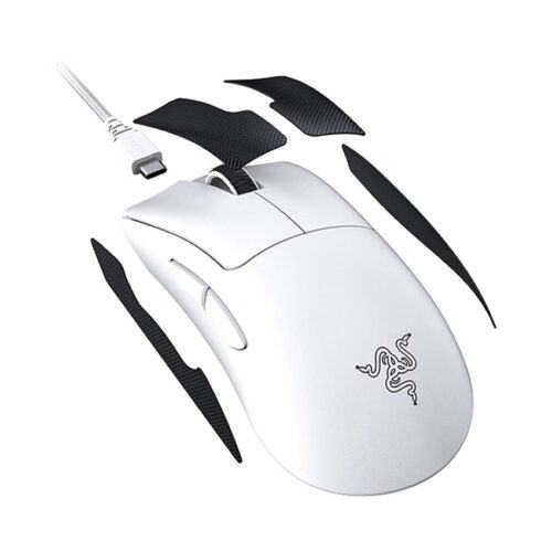 Chuột game không dây Razer DeathAdder V3 Pro-Ergonomic White (RZ01-04630200-R3A1)