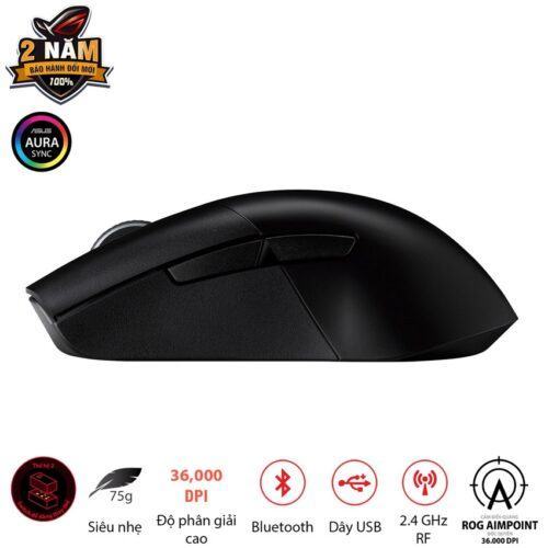 Chuột game Asus ROG Keris Wireless Aimpoint Black