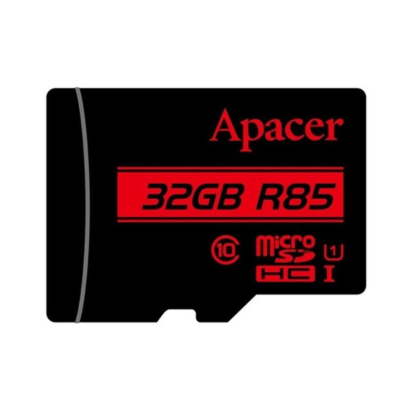 Thẻ nhớ Apacer 32GB MicroSDHC UHS-I U1 R85 Class10 RP (AP32GMCSH10U5-RA) (Có Adapter)