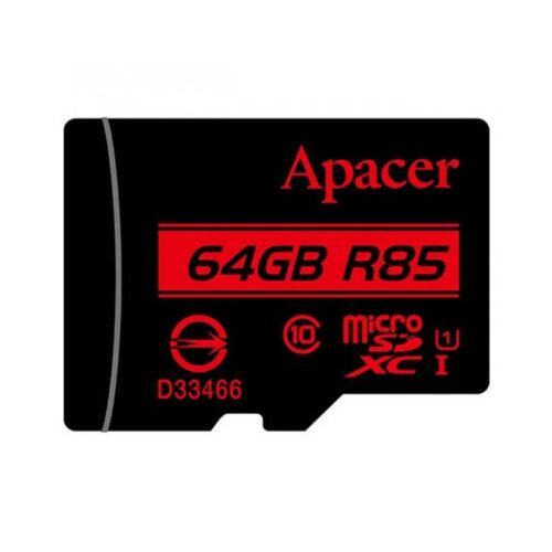Thẻ nhớ Apacer 64GB MicroSDXC UHS-I U1 R85 Class10 RP (AP64GMCSX10U5-RA) (Có Adapter) (
