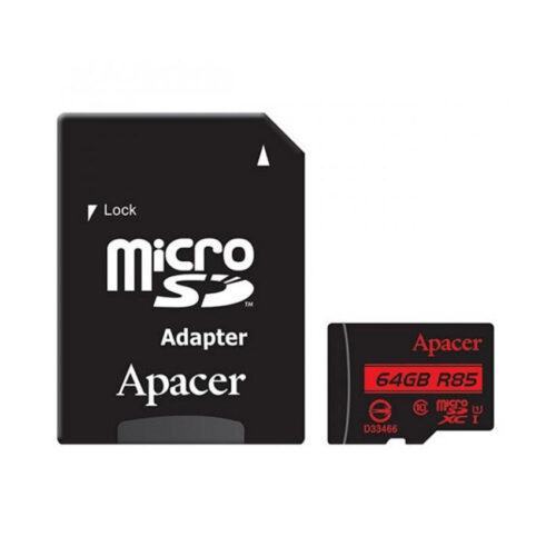 Thẻ nhớ Apacer 64GB MicroSDXC UHS-I U1 R85 Class10 RP (AP64GMCSX10U5-RA) (Có Adapter) (