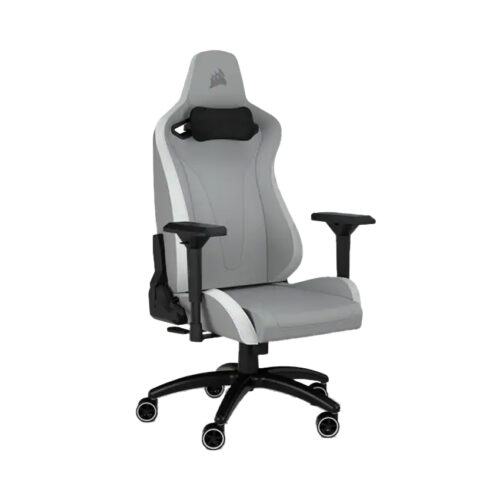 Ghế Game Corsair TC200 Leatherette Light Grey/White