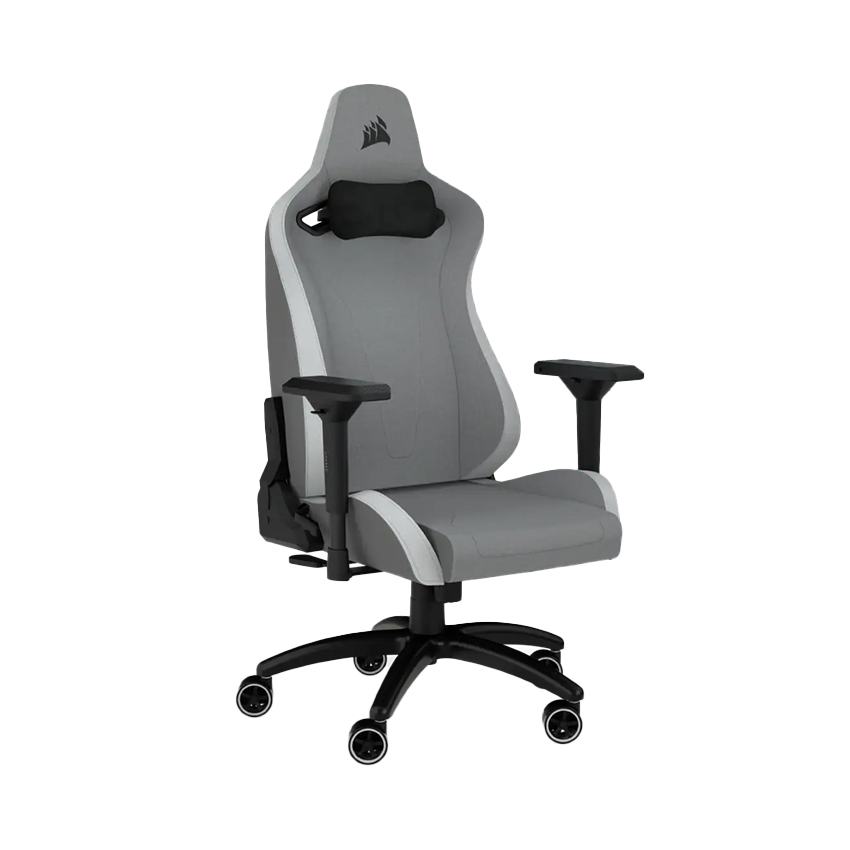 Ghế Game Corsair TC200 Fabric Light Grey/White