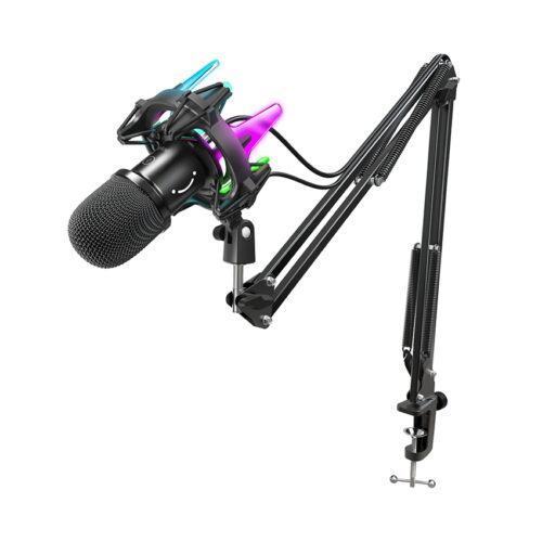 Trang chủ Microphone FIFINE K651 - Kèm Boom Arm và RGB Shock Mount