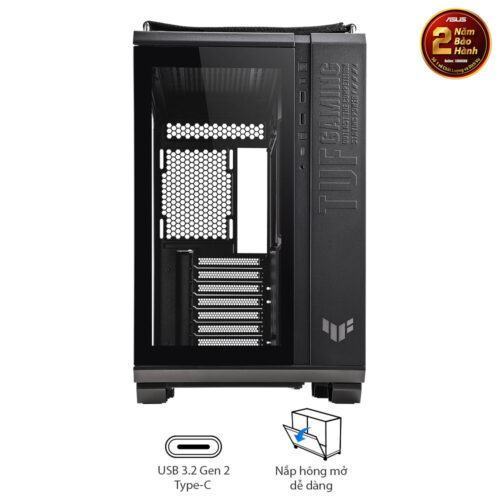 Vỏ Case Asus TUF Gaming GT502 ( Mid Tower / Màu Đen)