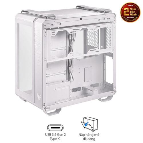 Vỏ Case Asus TUF Gaming GT502 White ( Mid Tower / Màu Trắng)