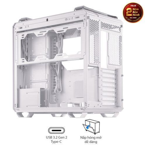 Vỏ Case Asus TUF Gaming GT502 White ( Mid Tower / Màu Trắng)