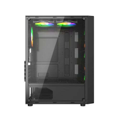 Vỏ Case VITRA CERES V305-M 3FRGB BLACK (Mid Tower/Màu Đen/ Kèm sẵn 3 Fan RGB)