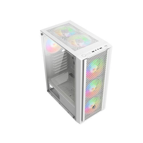 Vỏ Case VITRA CERES V305-M 3FRGB WHITE (Mid Tower/Màu Trắng/ Kèm sẵn 3 Fan RGB)