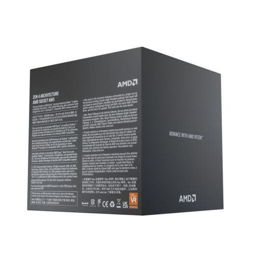 CPU AMD Ryzen 7 7700 (3.8 GHz Upto 5.3GHz / 40MB / 8 Cores, 16 Threads / 65W / Socket AM5