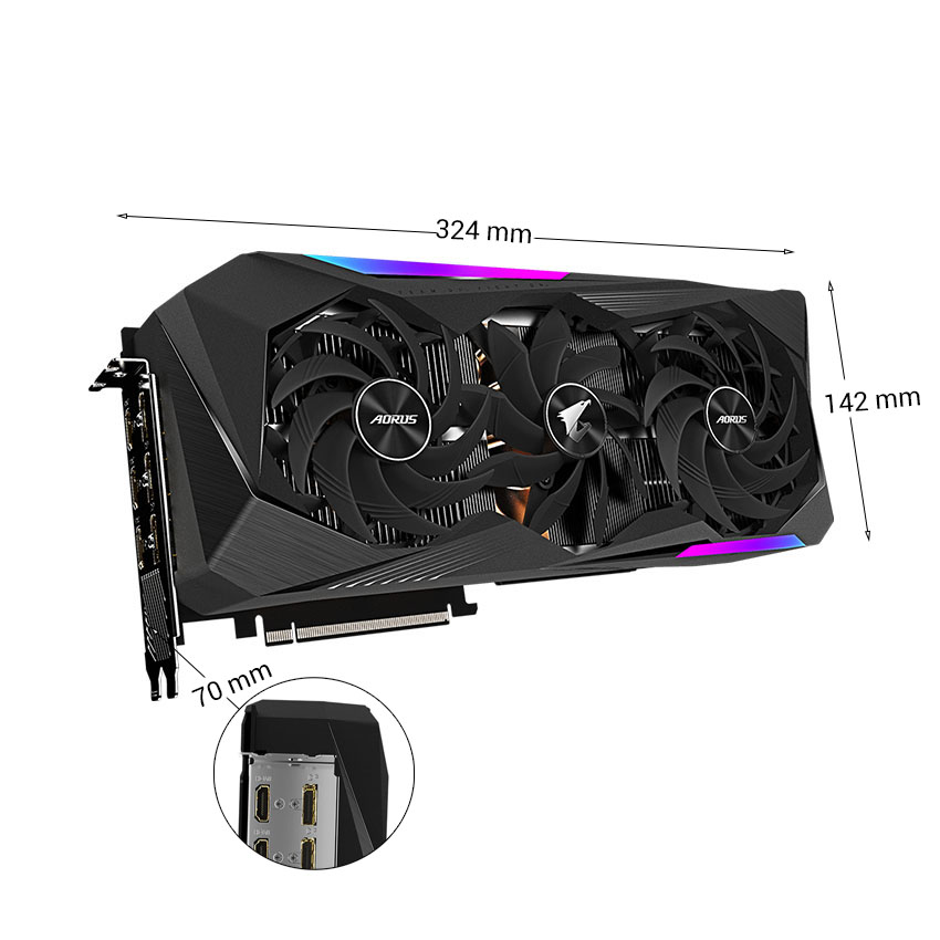 Card màn hình Gigabyte RTX 3070 Ti AORUS MASTER 8G