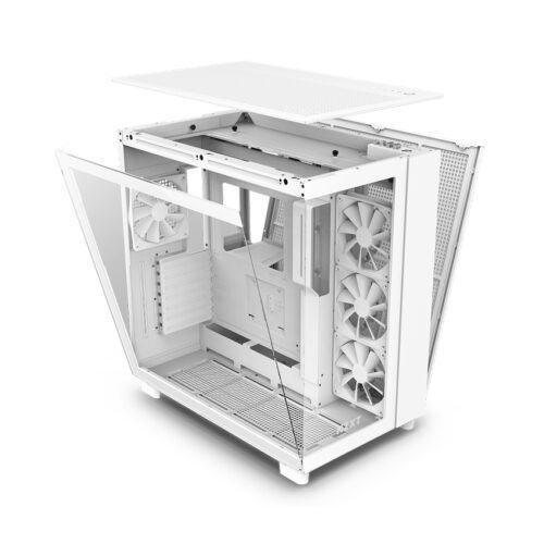 Vỏ máy tính NZXT H9 Flow White (CM-H91FW-01) (Mid Tower/Màu Trắng)