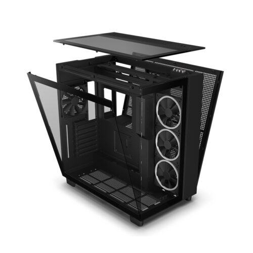Vỏ máy tính NZXT H9 Elite Black (CM-H91EB-01) (Mid Tower/Màu Đen)