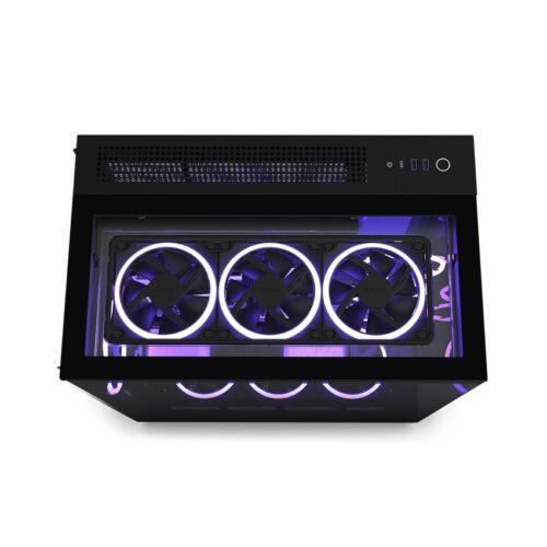 Vỏ máy tính NZXT H9 Elite Black (CM-H91EB-01) (Mid Tower/Màu Đen)