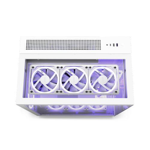 Vỏ máy tính NZXT H9 Elite White (CM-H91EW-01) (Mid Tower/Màu Trắng)